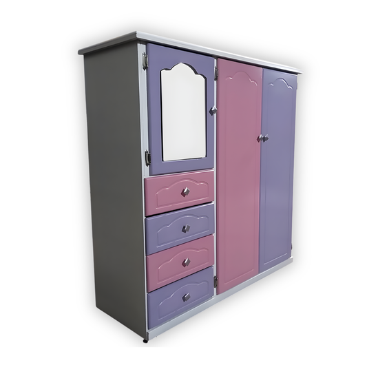 Cómoda Princesa Blanco con Rosa