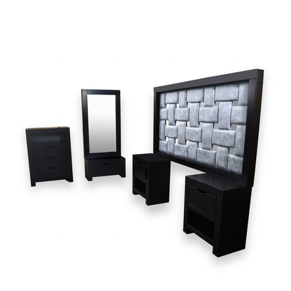 Recámara King Size España Negro