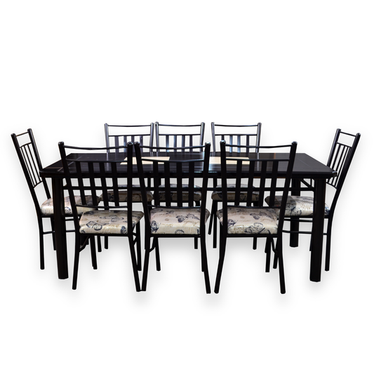 Comedor Venecia Tubular Sin Respaldo 8 Personas