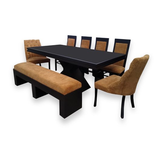 Comedor Montecarlo con Banca 8 Personas Modelo 2